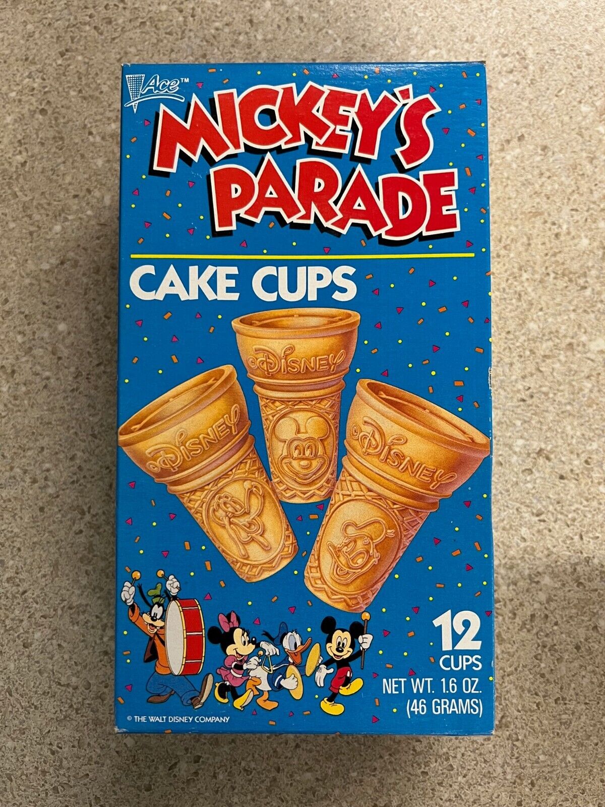 Mickey’s Parade Mickey Mouse Cake Cups Collectible New Unopened *NOT EDIBLE*
