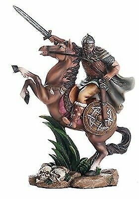Ebros 10 Inch Tall Norse Nordic Viking Warrior on Horse Figurine Collection