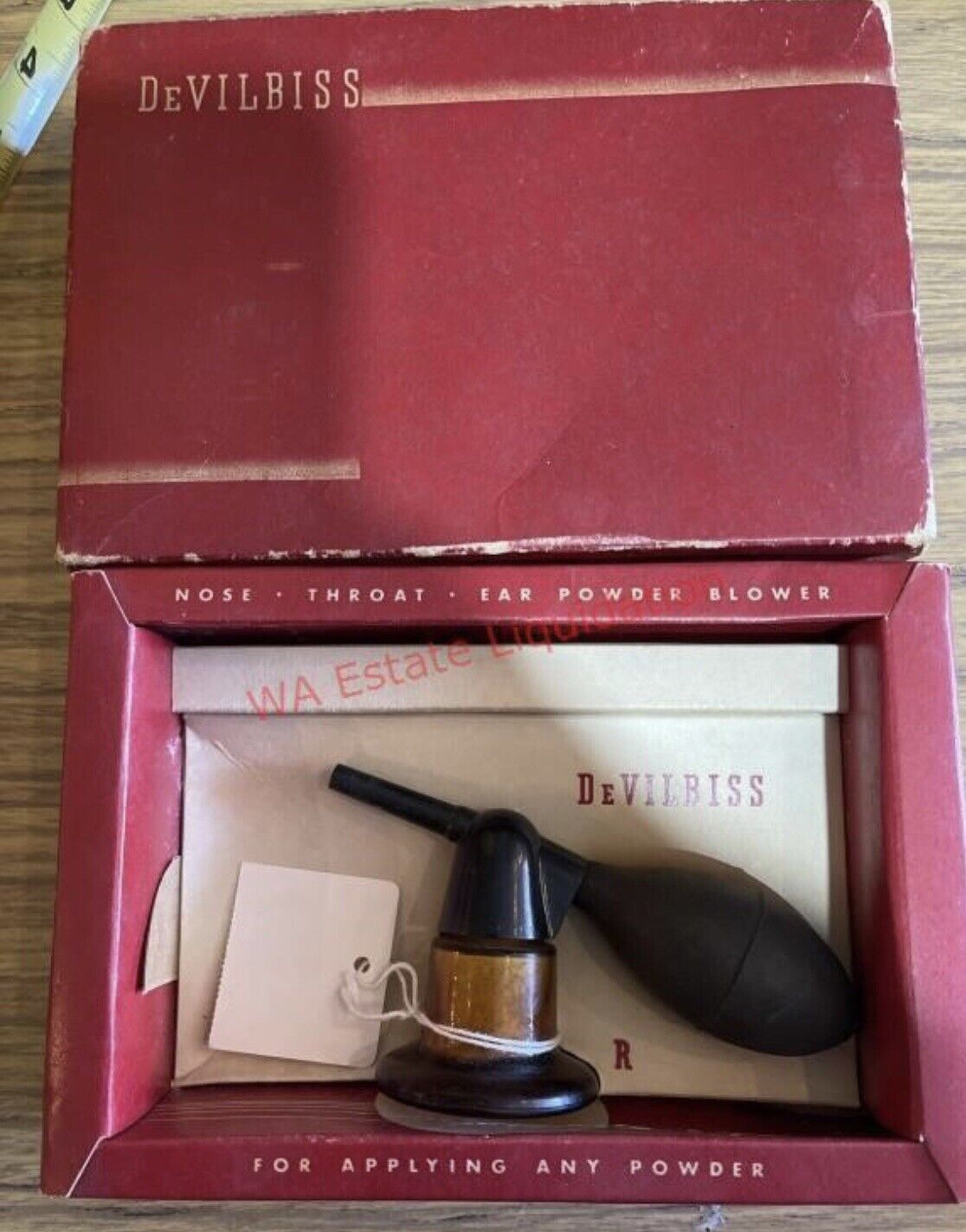 Vintage Devilbiss Nose and Throat Atomizer Original Box