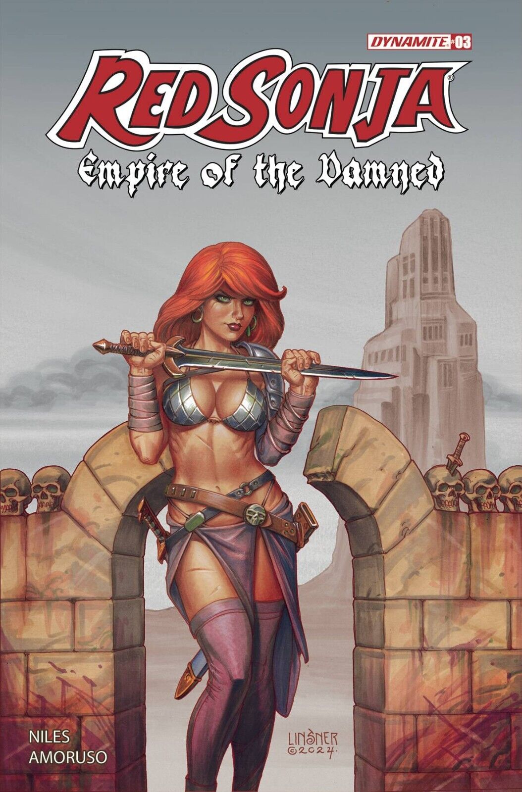 RED SONJA EMPIRE DAMNED #3 SET 1:10/15/20/25/30/40 10 ISS 6/12/2024 PRESALE