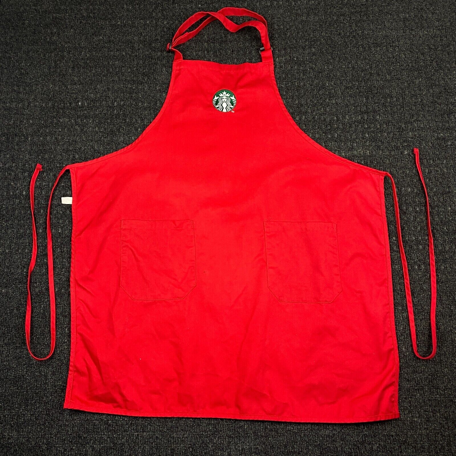 Official Starbucks Employee Uniform Barista Apron Red FAST SHIPPING
