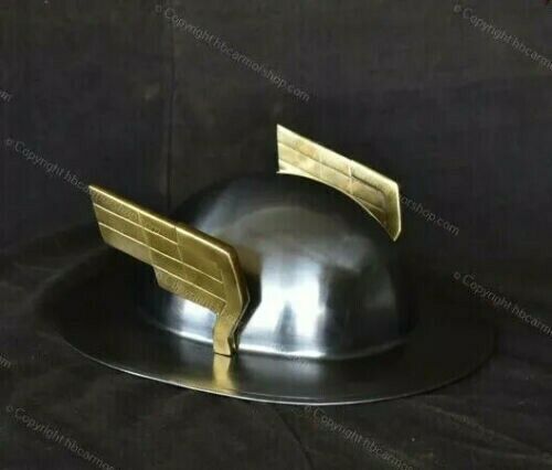 Handmade Steel Helmet of Jay Garrick The Flash for LARP/Costume/Collection,gifts
