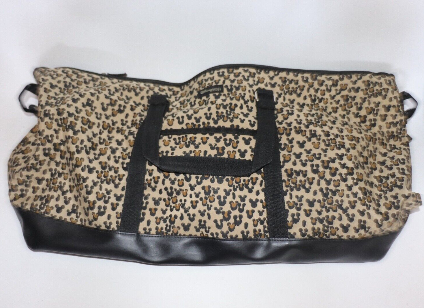 Rare Disneyland Resort Animal Print Leopard Large Duffle Bag