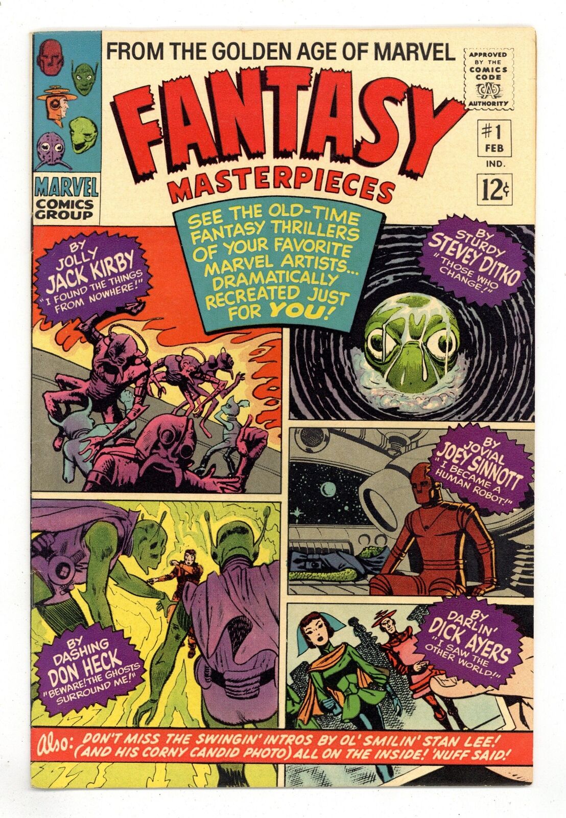 Fantasy Masterpieces #1 FN/VF 7.0 1966
