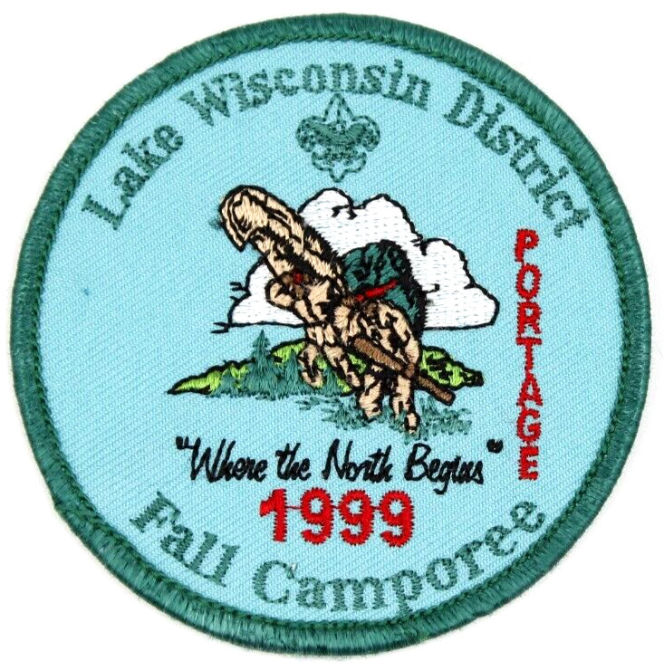 1999 Fall Camporee Lake Wisconsin District Patch Four Lakes Council Portage WI