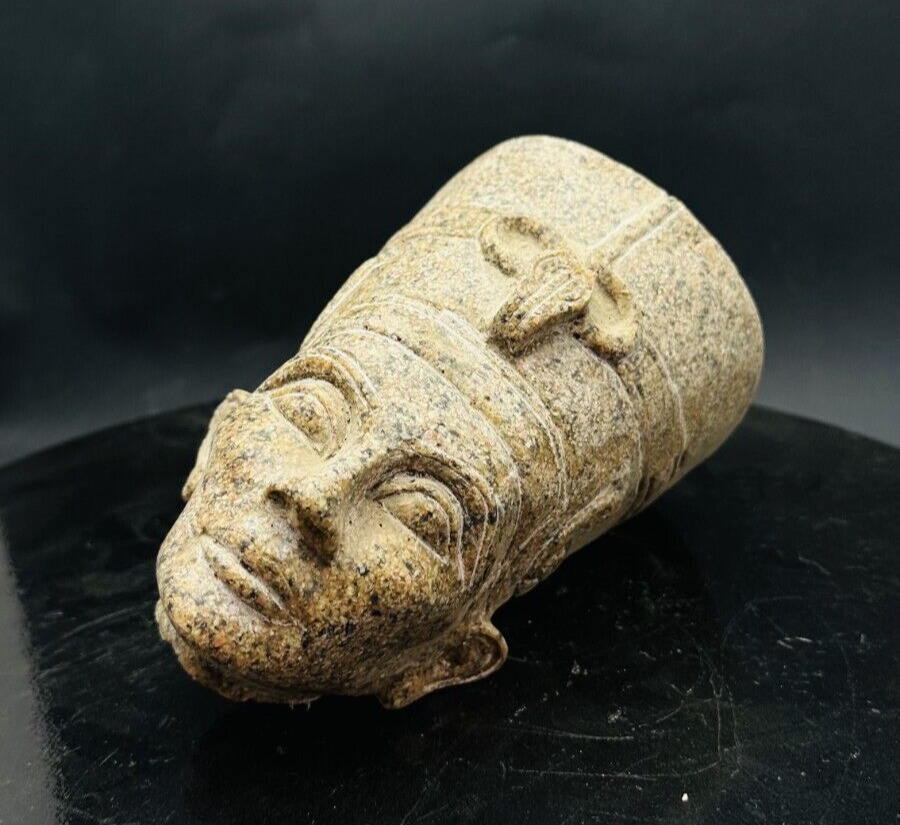 UNIQUE ANCIENT EGYPTIAN ANTIQUE Of Nefertiti Head A Queen of the 18th Dynasty BC