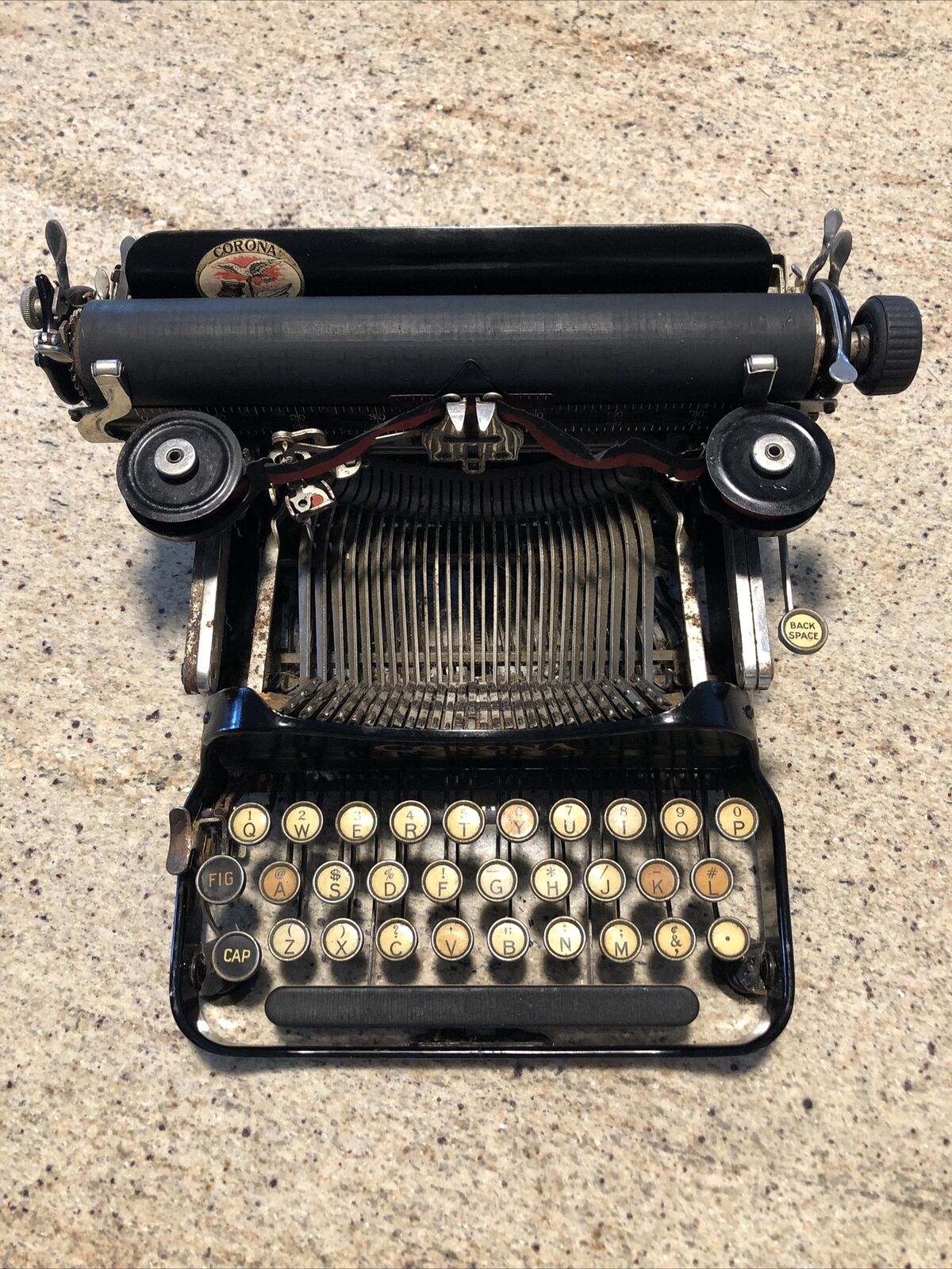 Corona Typewriter Company, Inc. No. 3 Typewriter Manual & Case