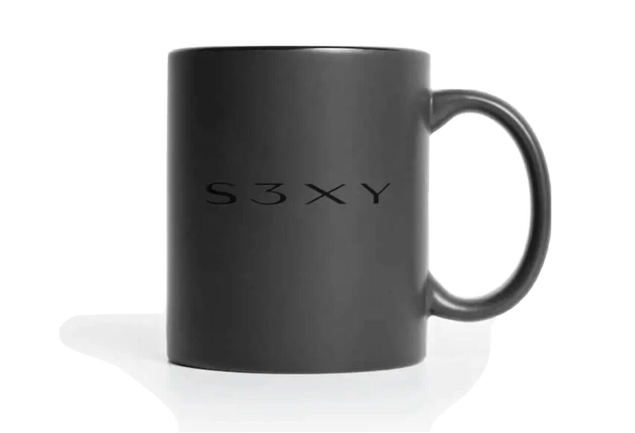 Tesla Authentic S3XY Limited Edition Collectible Coffee Mug Black Sexy SHIPS NOW