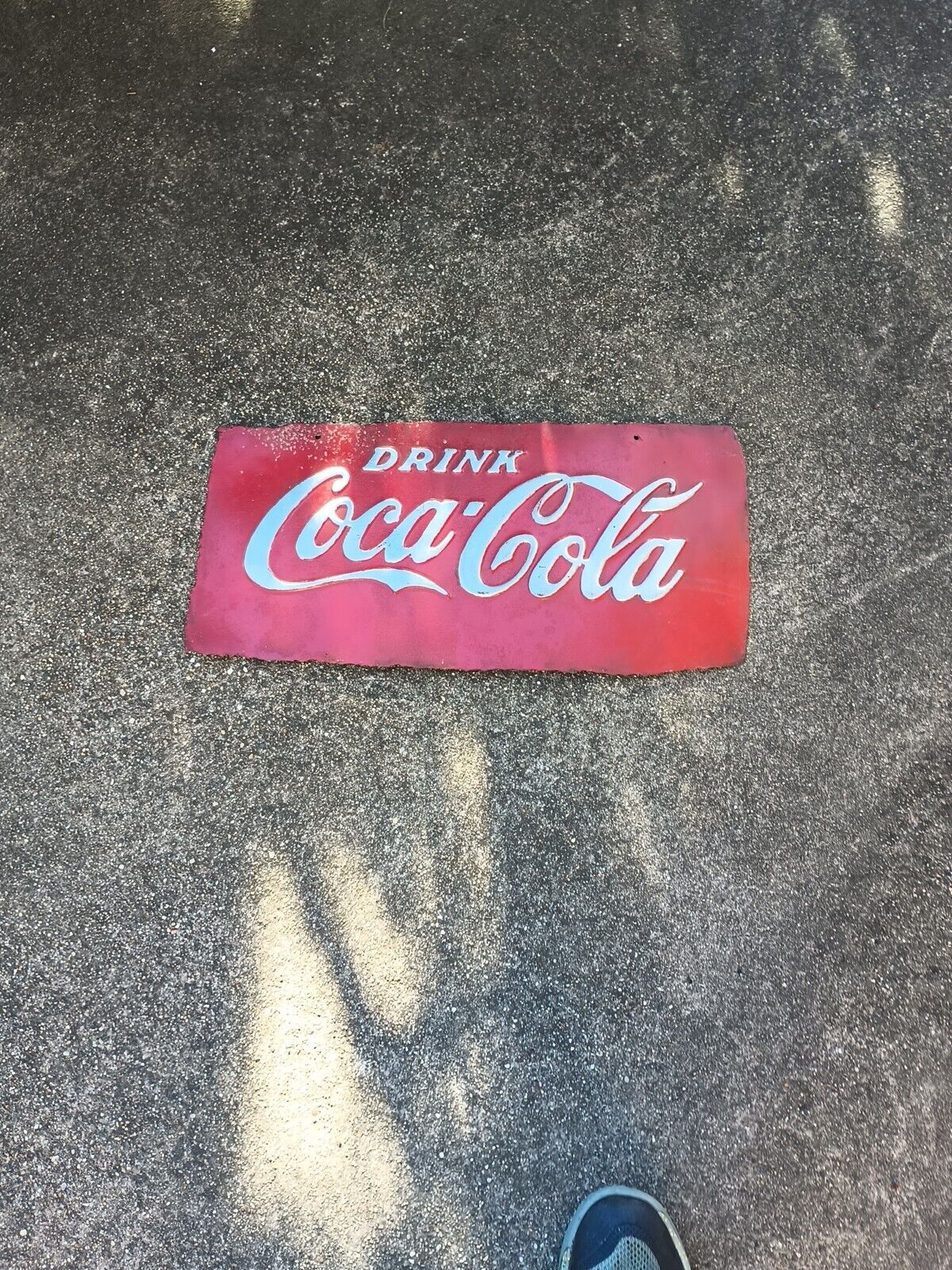 Unique Primative vintage Coke sign metal