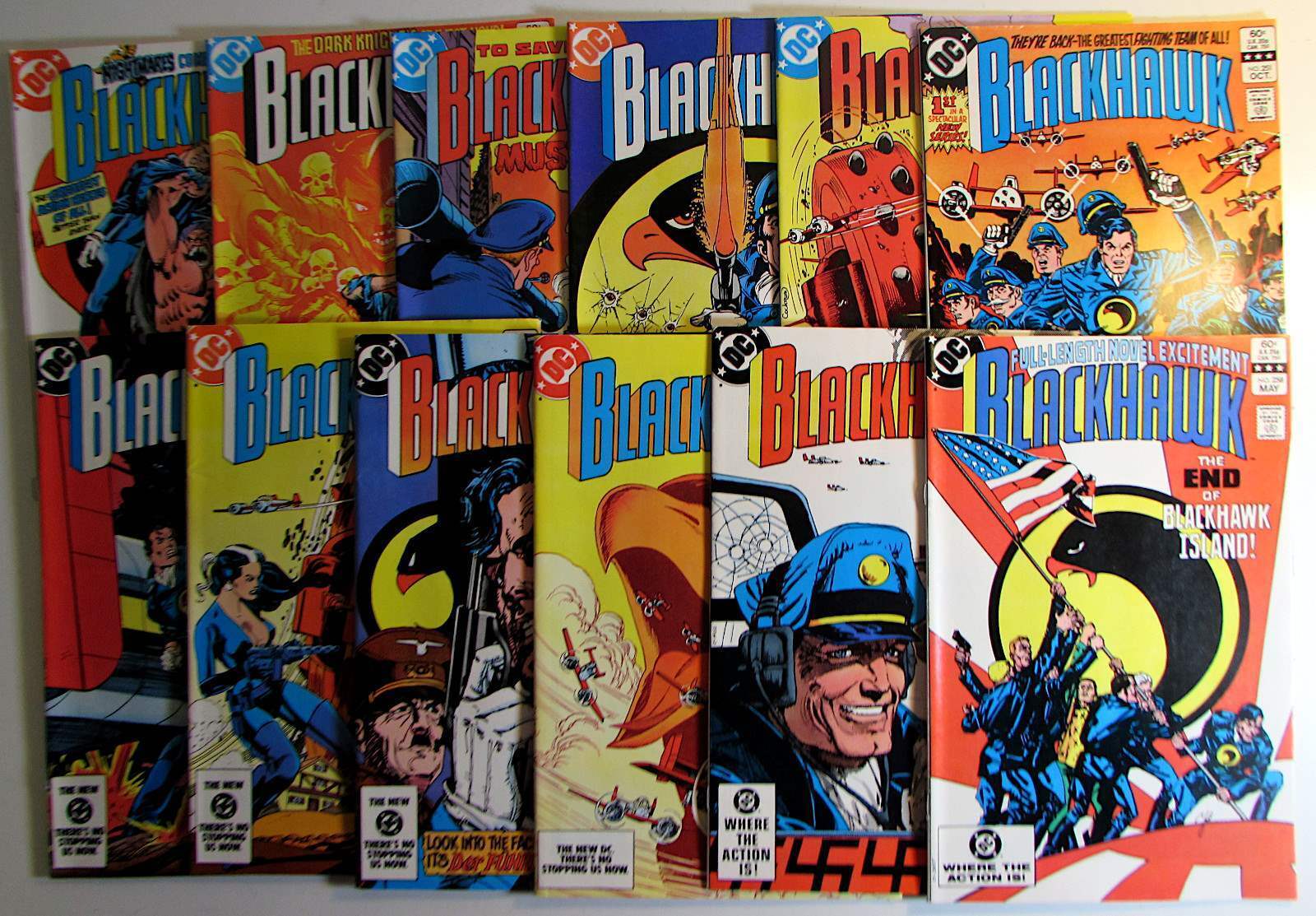 Blackhawk Lot 12 #251,252,253,254,255,256,258,260,261,262,263,264 DC 1982 Comics