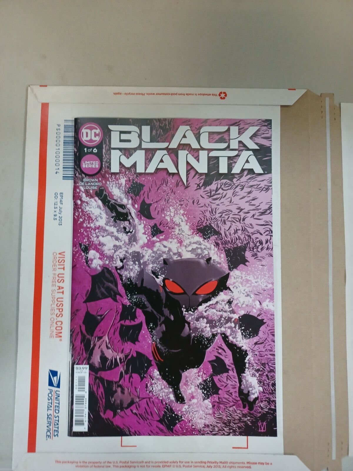 Black Manta #1 cvr A De Landro 1st Appearances DC Comic first Print 2021 NM