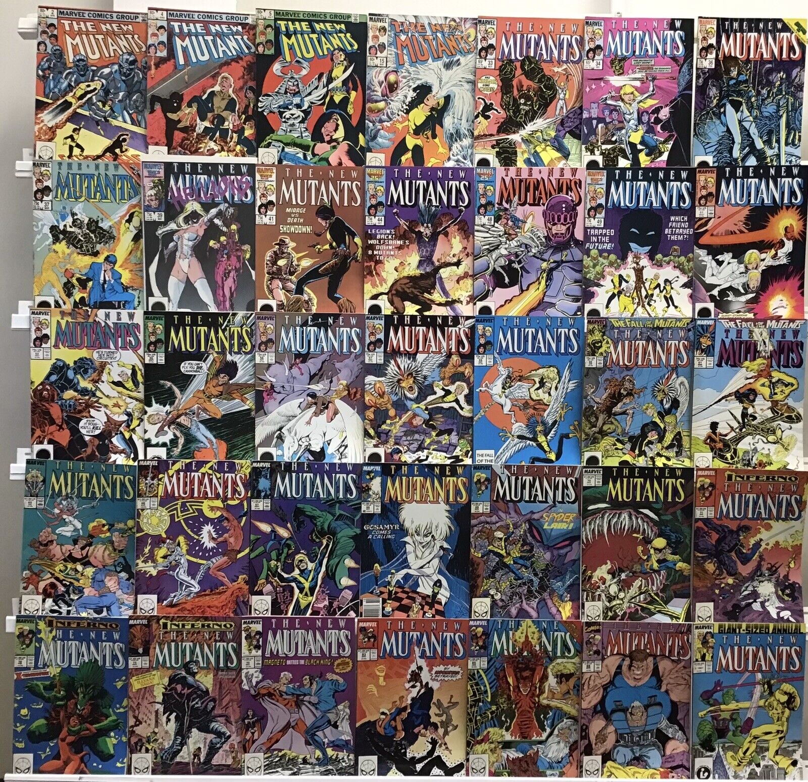 Marvel Comics - New Mutants 1st Series - Comic Book Lot of 35