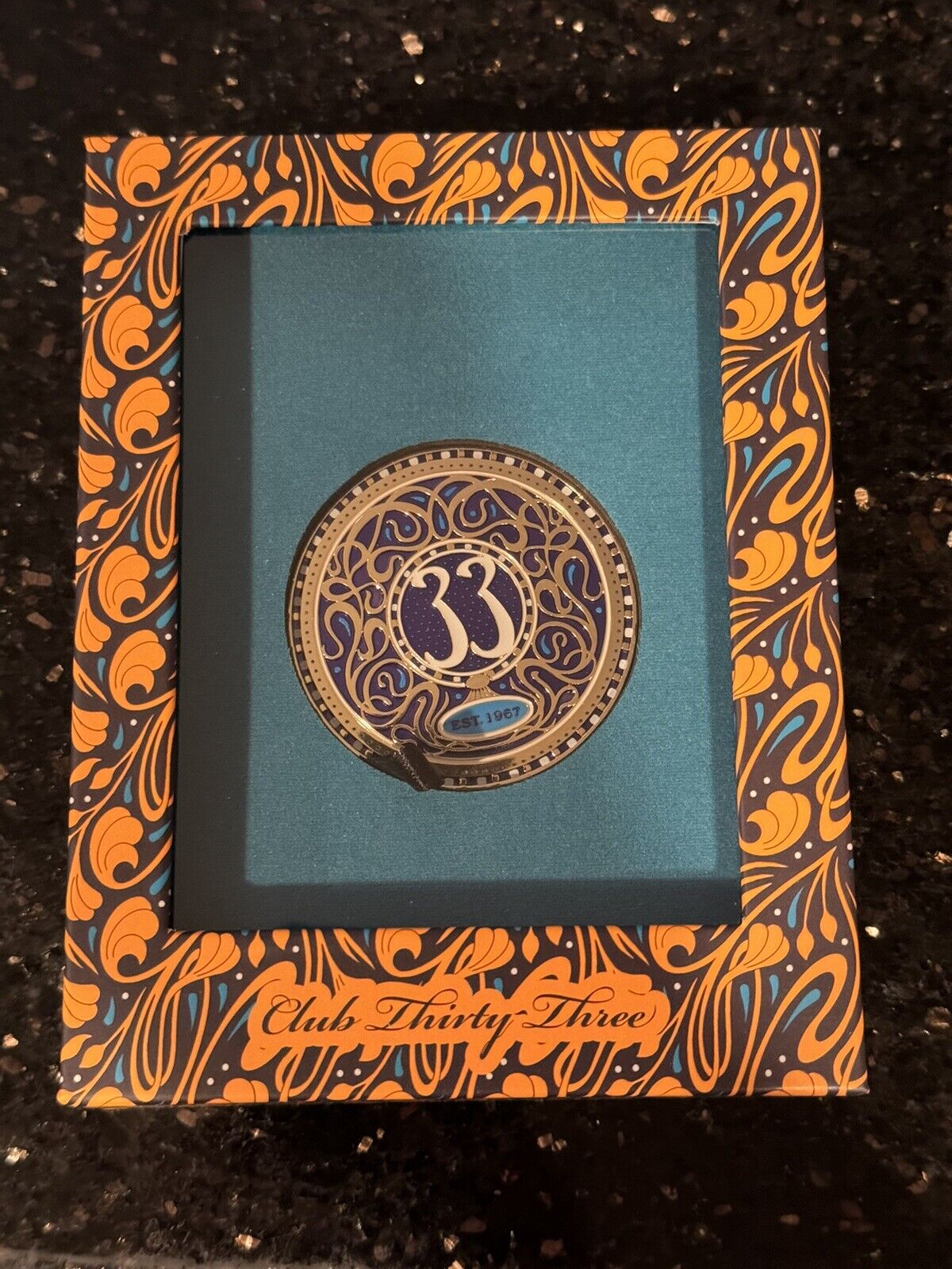 RARE CLUB 33 CHALLENGE COIN 2024 ALFRED COLLECTION DISNEY