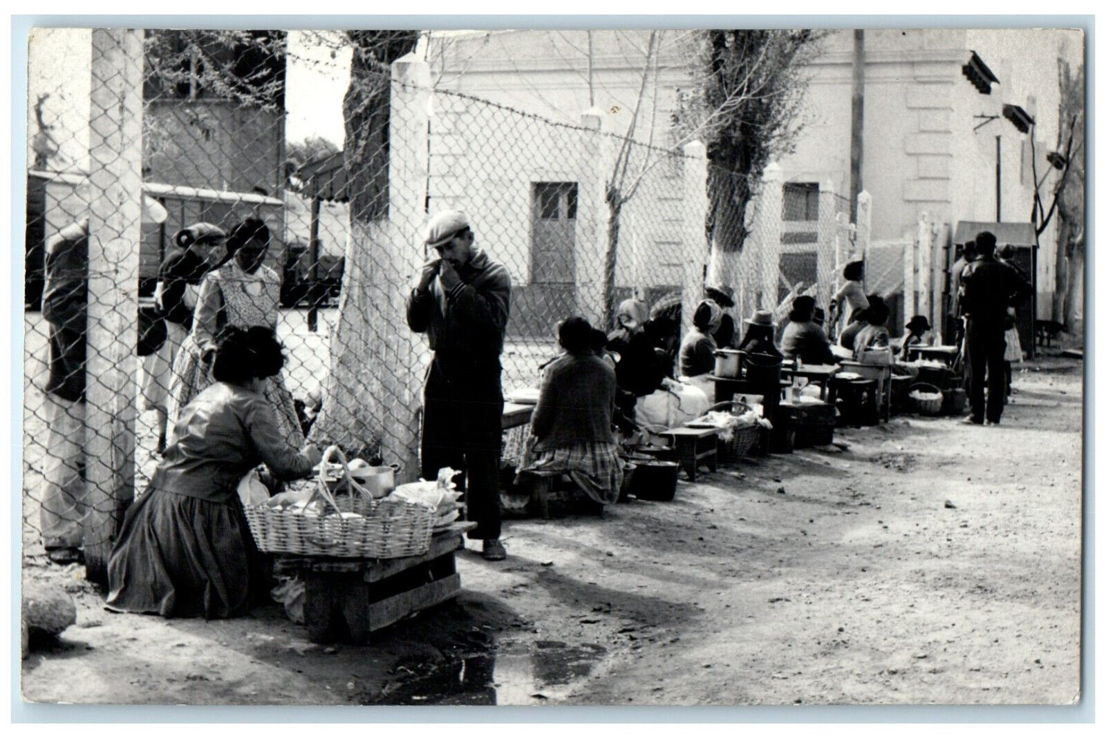 c1950's 1936 Soup Market San Salvador de Jujuy Argentina RPPC Photo Postcard