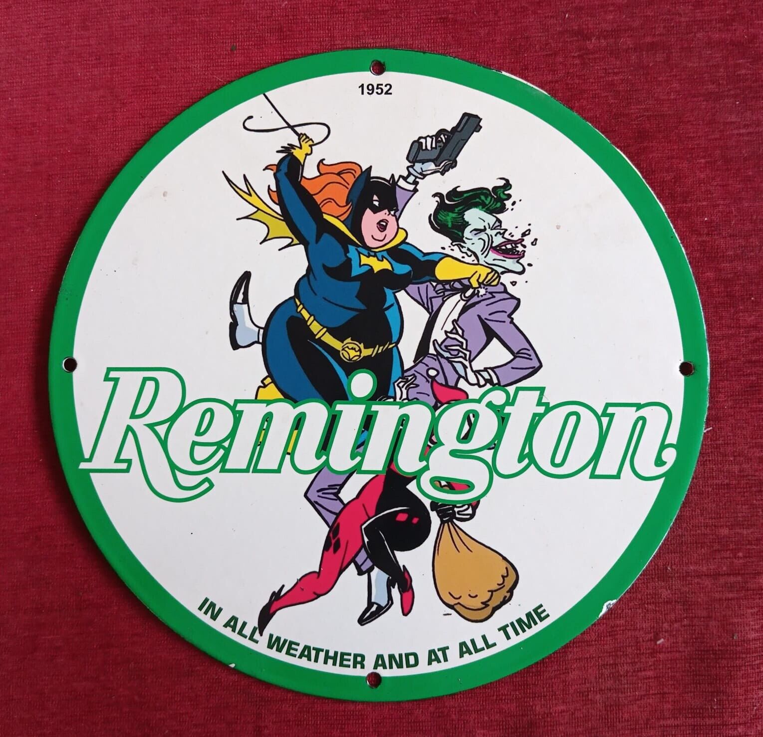 Rare Remington Porcelain Enamel Sign.