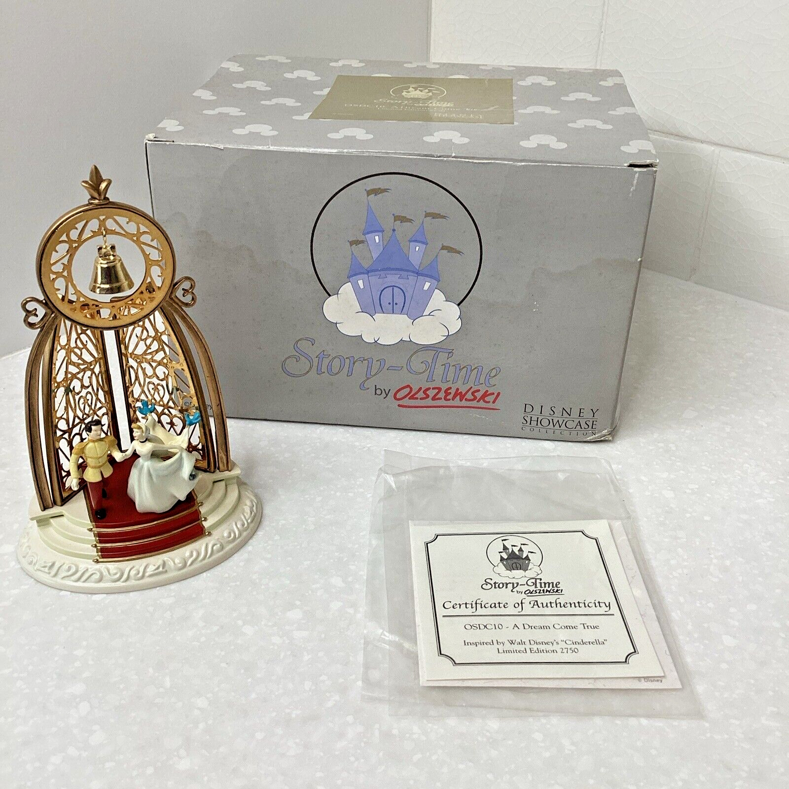 Olszewski Story Time Disney Showcase A Dream Come True Cinderella Ltd Ed Box