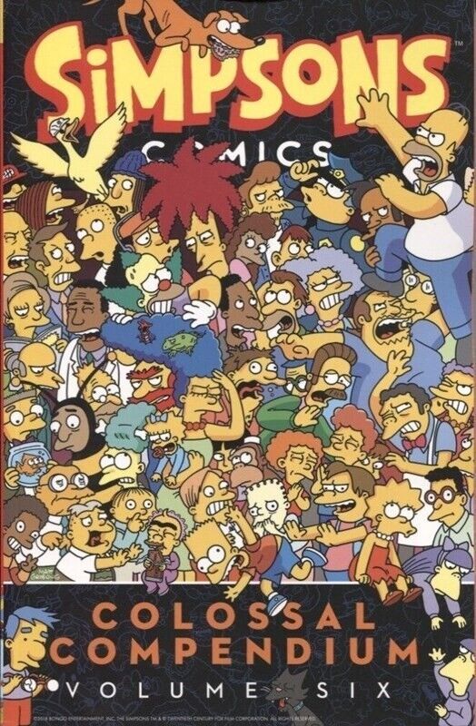 Simpsons Comics Colossal Compendium Volume Six Trade Paperback Stock Image