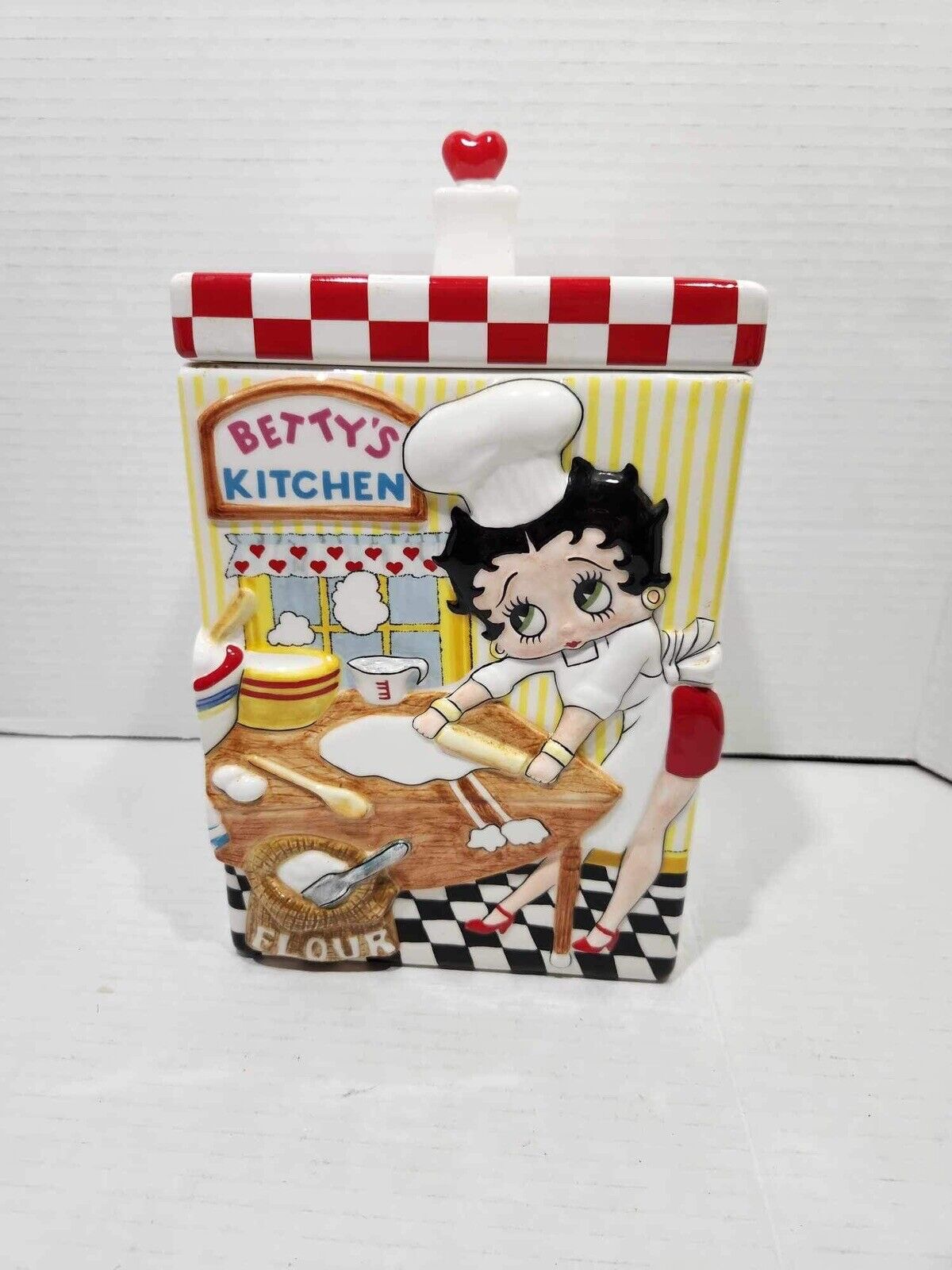 Betty Boop & Friends Canister Set Of 2 Danbury Mint- Retired