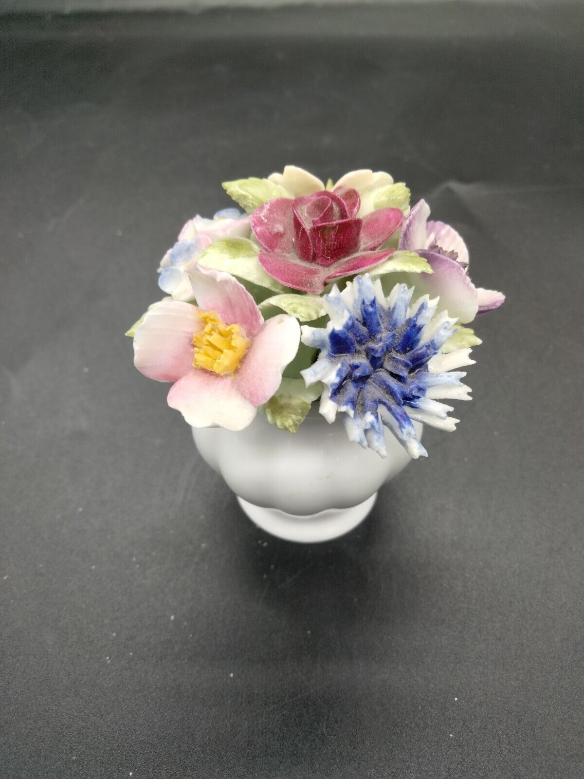 Vintage Royal Doulton Bone China Miniature Flower Bouquet  Made In England