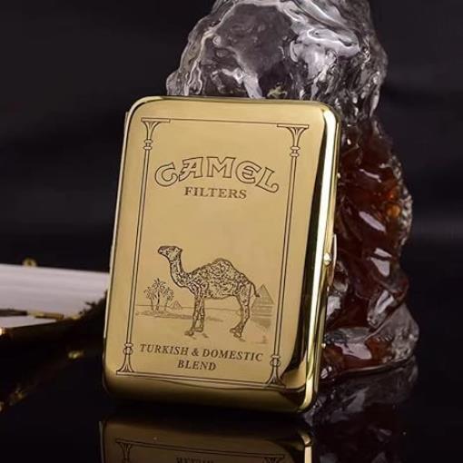 Metal Cigarette Case Hold 16 Cigarette Vintage Copper Camel Smoking Boxes gifts