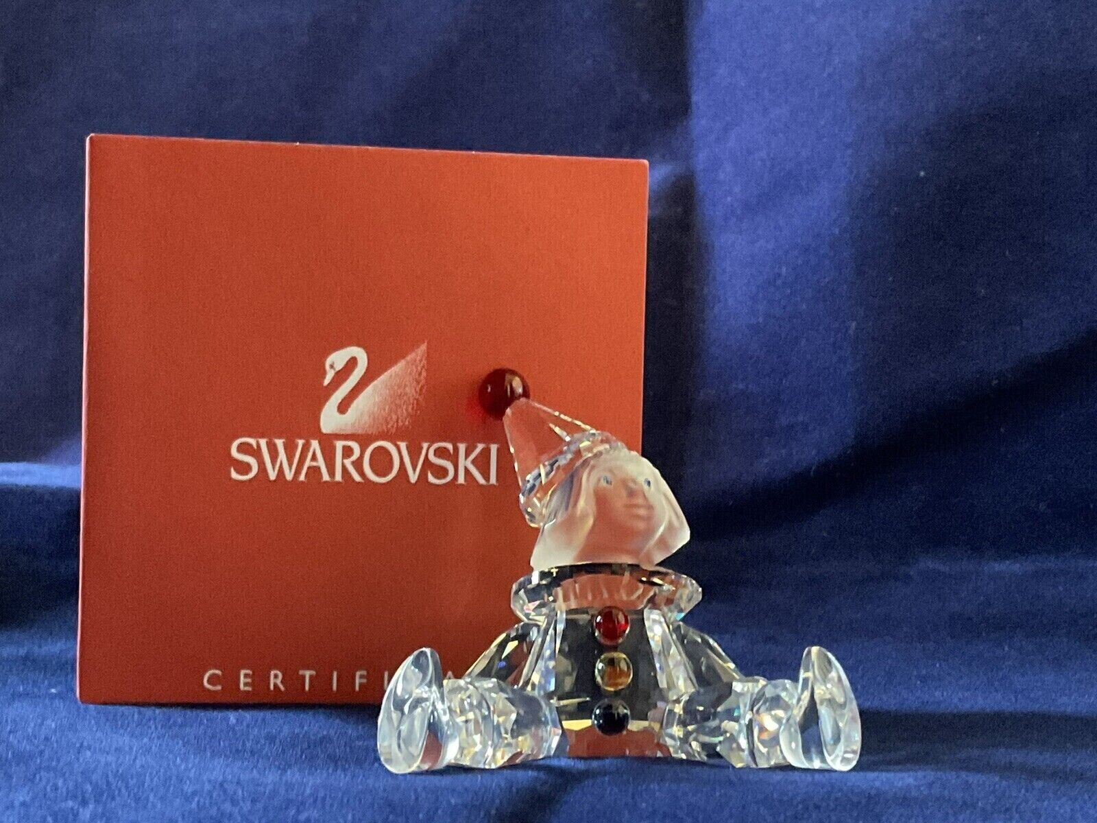 Swarovski Crystal Figurine, Puppet Clown, (217207)  NIB