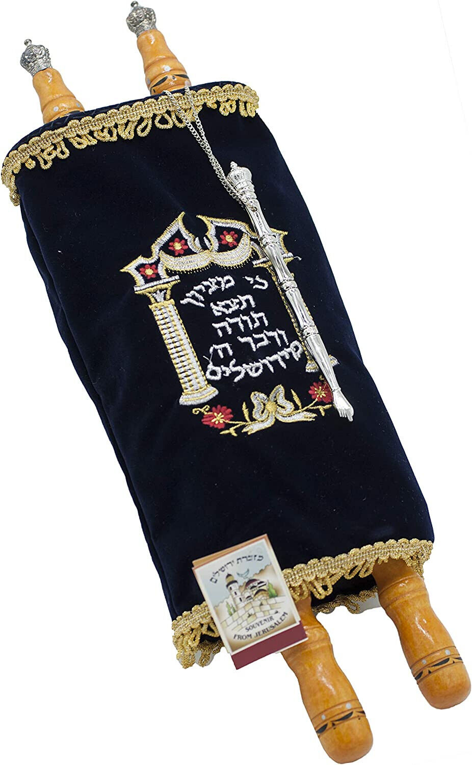 Elegant Big Hebrew Sefer Torah Bible Scroll Book Jewish Holy 48cm / 18inch