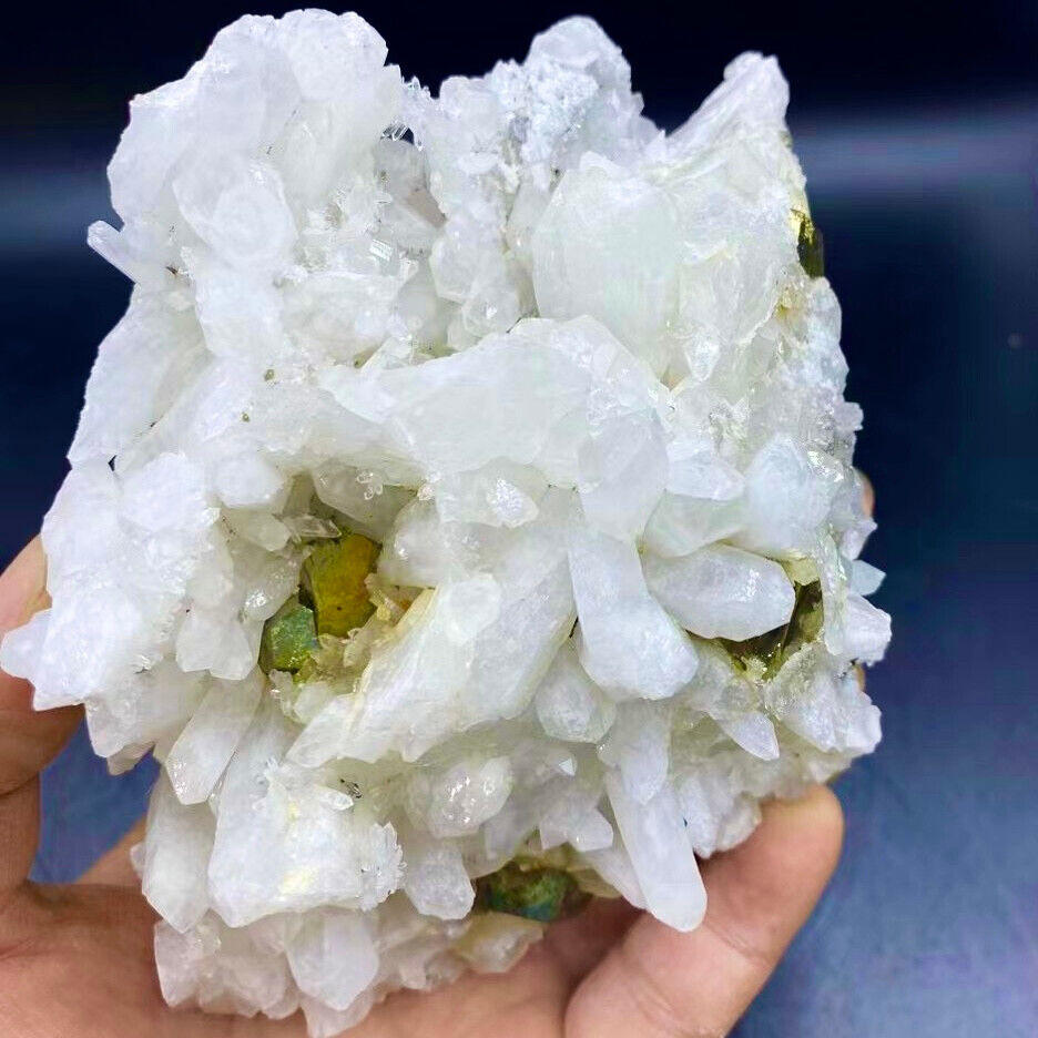 1.46LB A+++Natural white Crystal Himalayan quartz cluster /mineralsls