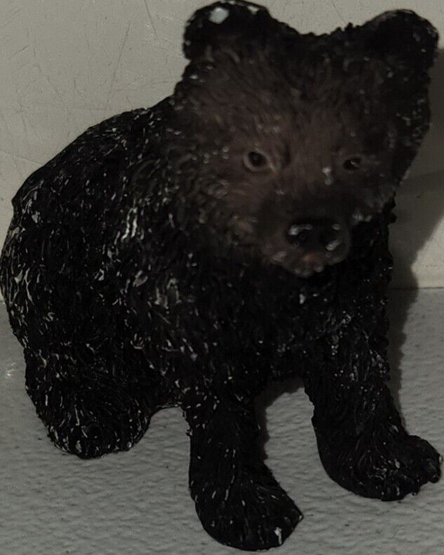 black bear resin figurines