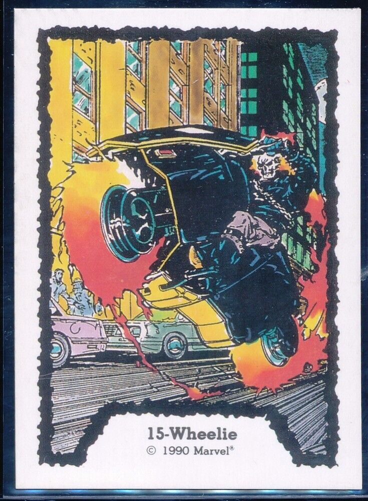 1990 Comic Images Ghost Rider I Trading Card #15 Wheelie