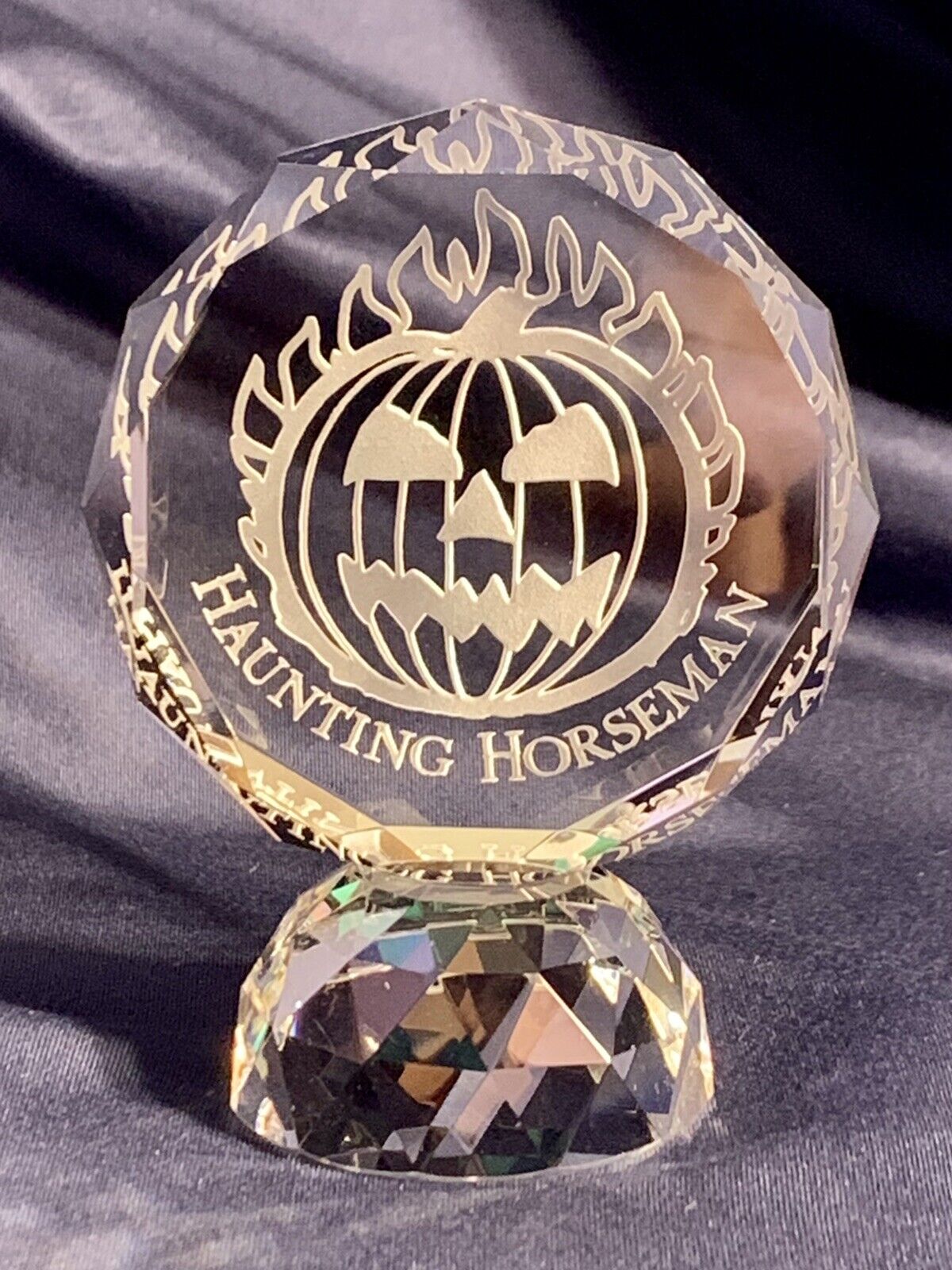 Haunting Horseman Crystal by Martine Milan for WDCC Headless Horseman NEW