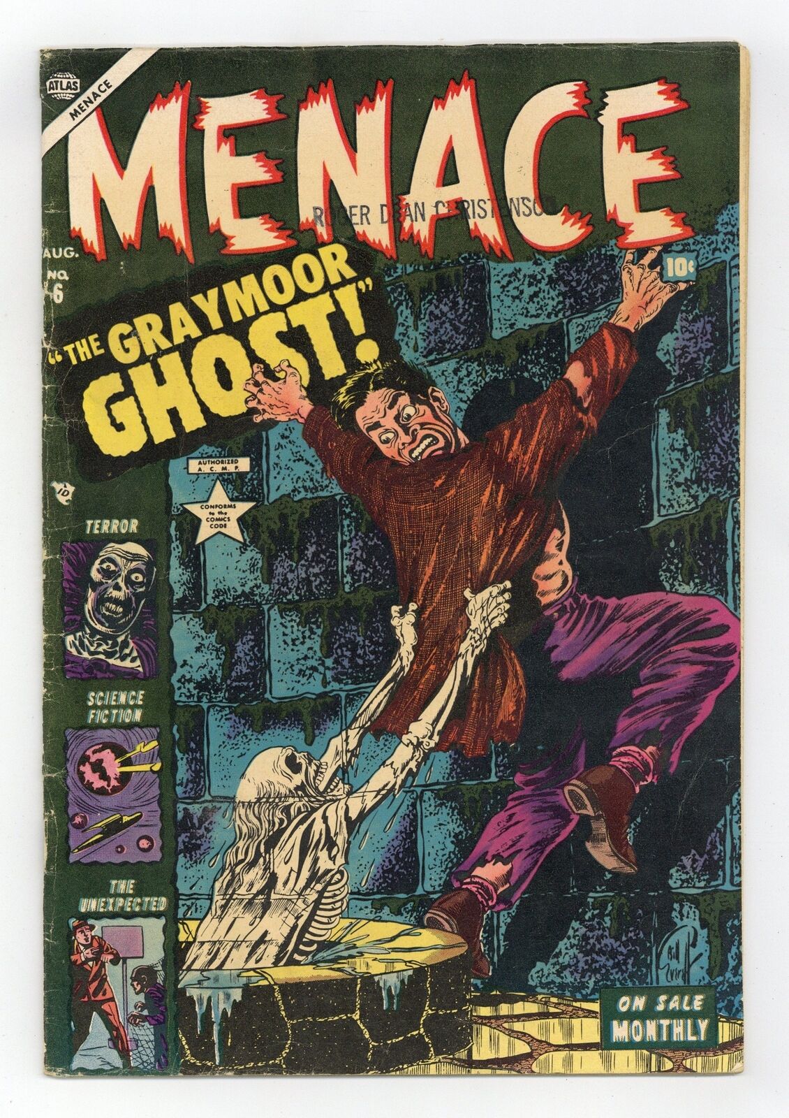 Menace #6 VG+ 4.5 1953