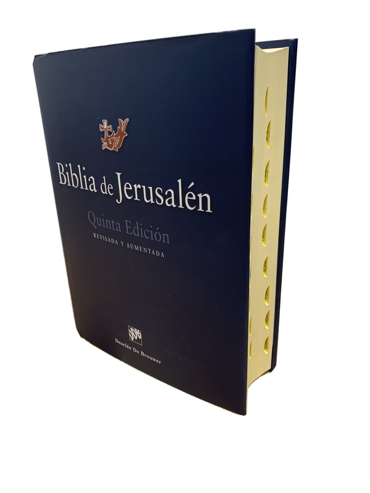 Biblia de jerusalen quinta edicion revisada y aumentada tapa dura con indice 