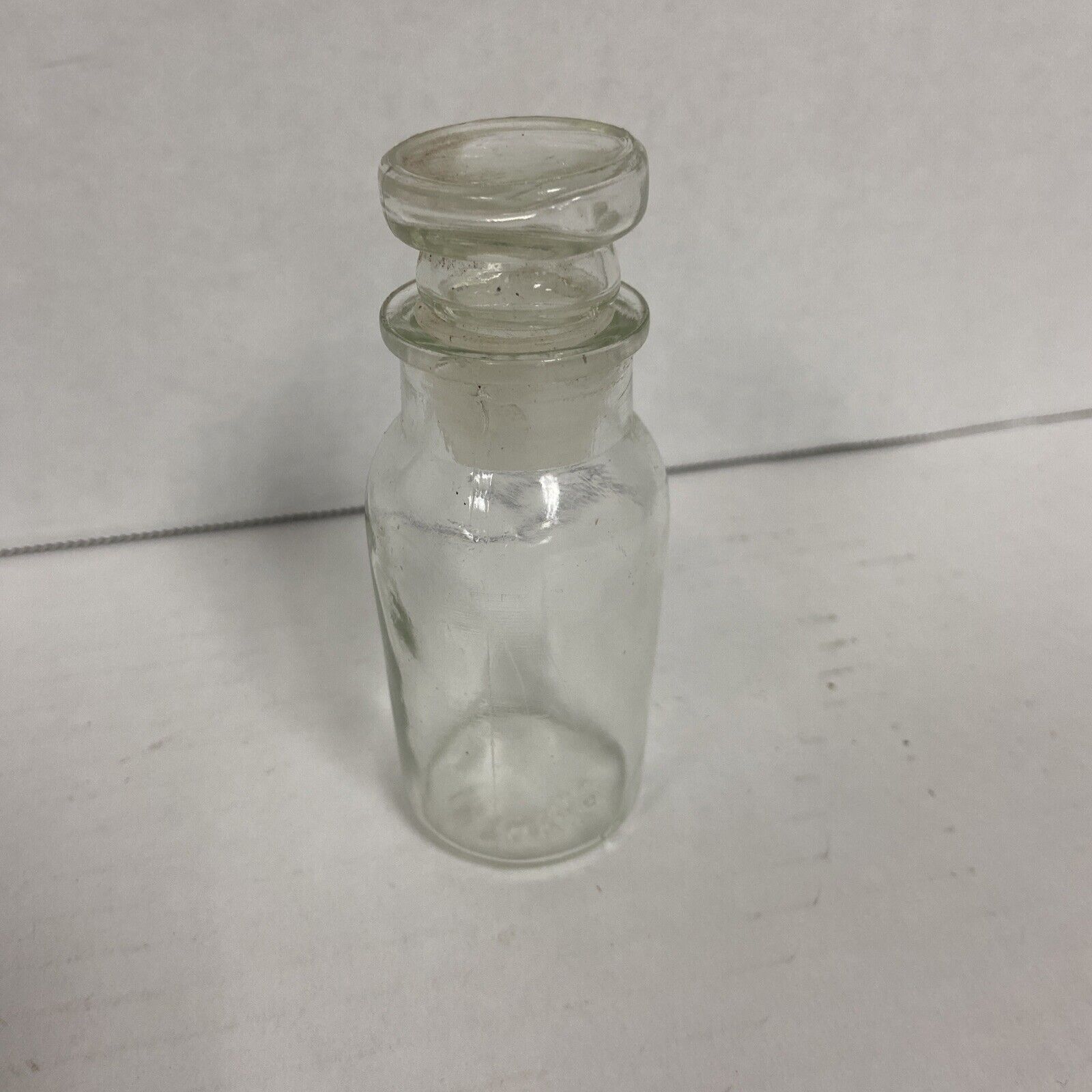 Vintage Glass Spice Apothecary Jar with Lid Stopper