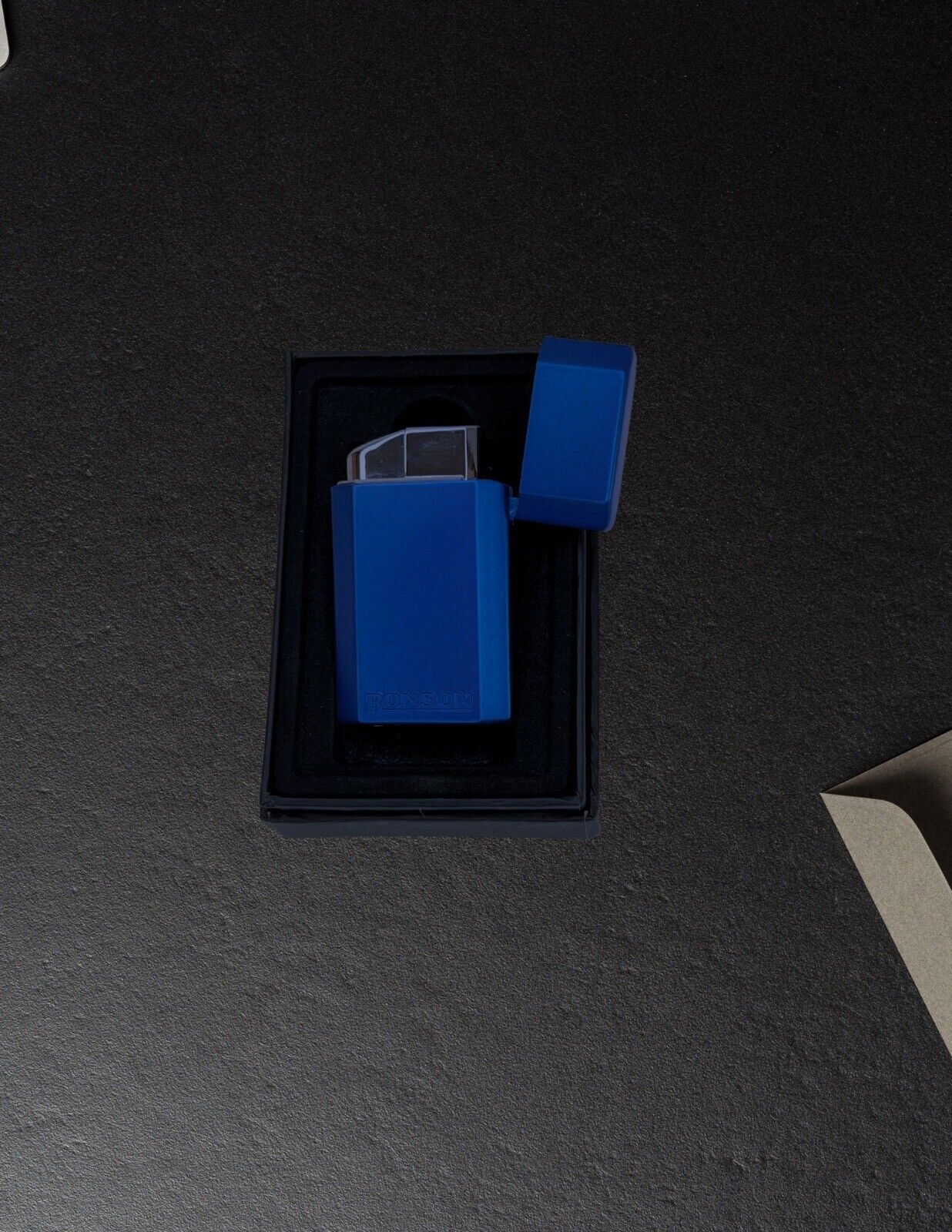 Ronson Jetlite Butane Torch Lighter Adjustable Flame Refillable In  Color Blue
