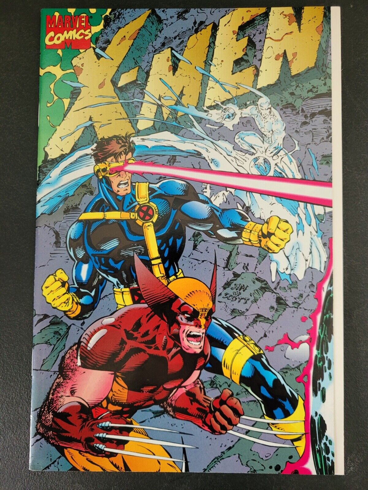 X-MEN #1 DELUXE (1991) MARVEL COMICS 1ST PREVIEW OMEGA RED IN PINUP JIM LEE