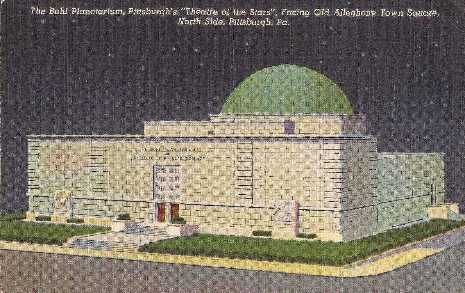 Pittsburgh, PENNSYLVANIA - The Buhl Planetarium - 1943 - \