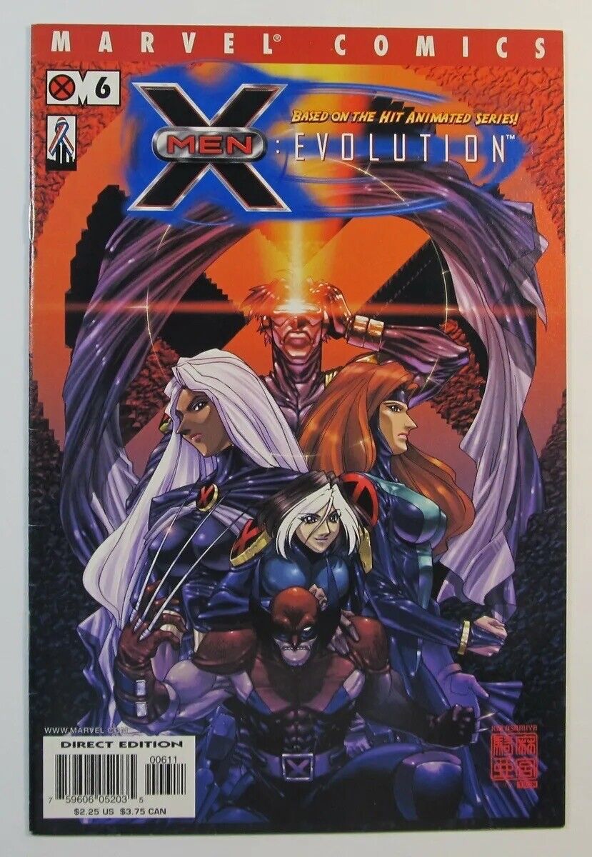 X-MEN EVOLUTION # 6 VF+ 8.5 MARVEL 2002 BASED ON ANIMATED SERIES