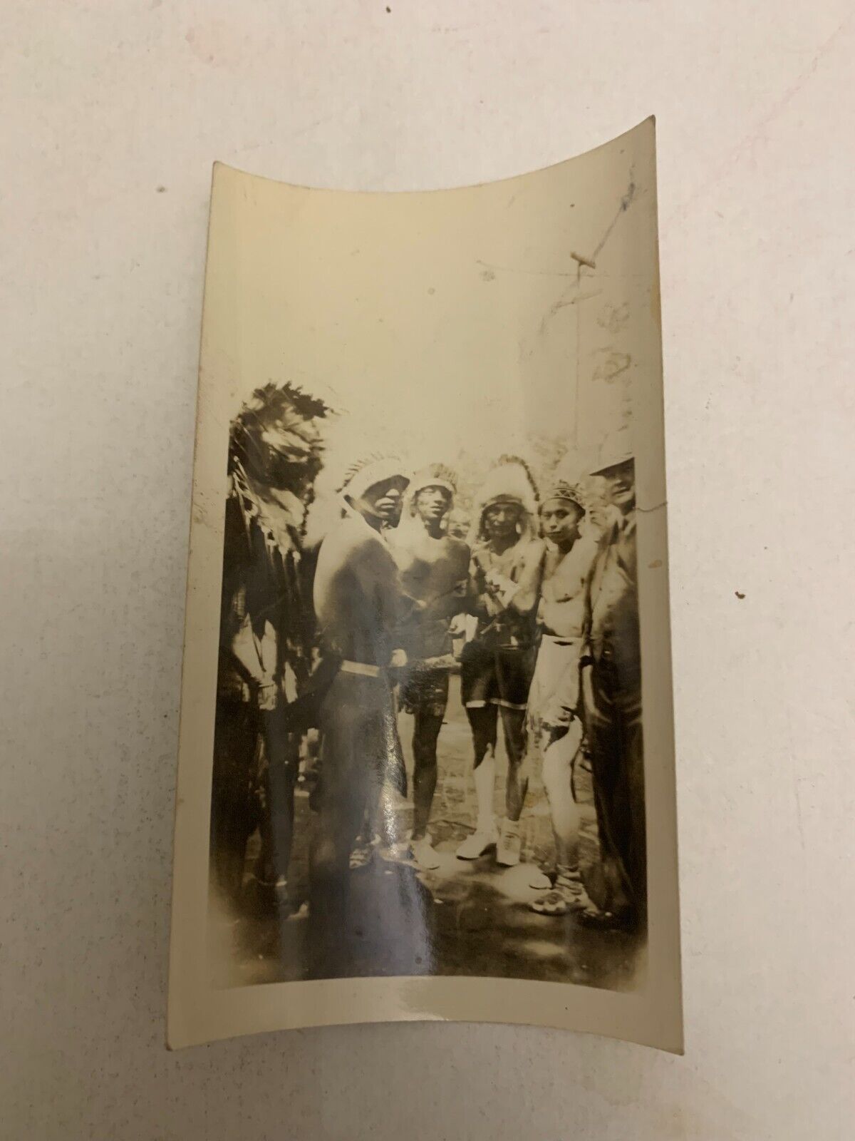 c.1940's Yakima Indians Washington Black and White Photograph