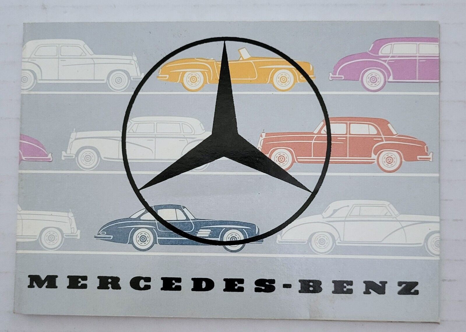 1954 Mercedes Benz Full Line Showroom Advertising Sales Brochure - 300SL -German