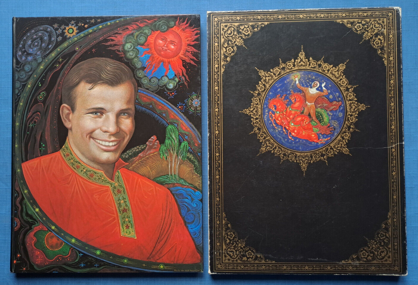 1981 Son of Russia Palekh Gagarin Space Art Kukuliev Russian Soviet Album book