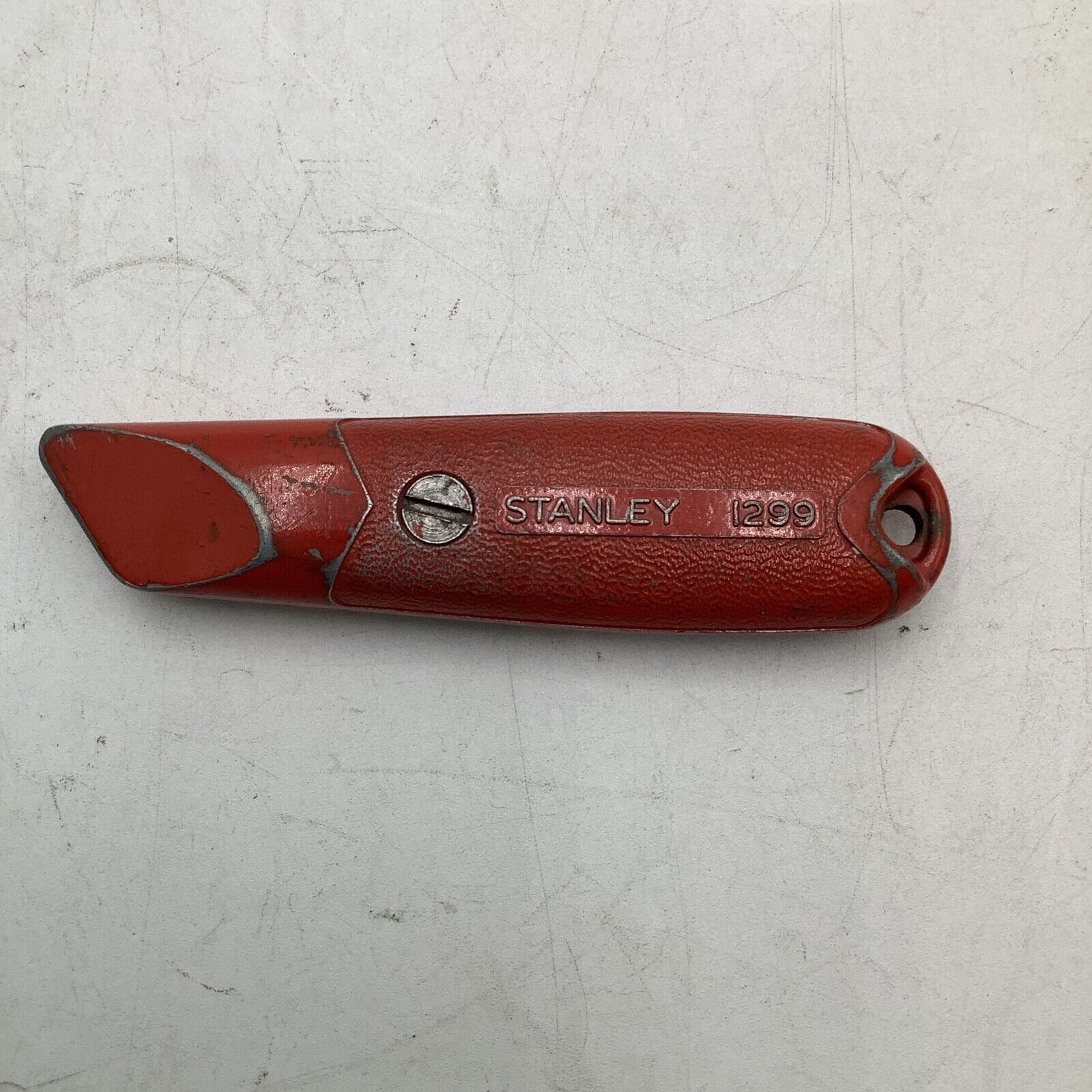 Vintage Stanley 1299 Utility Knife Red Box Knife Collectible Tool 1930s