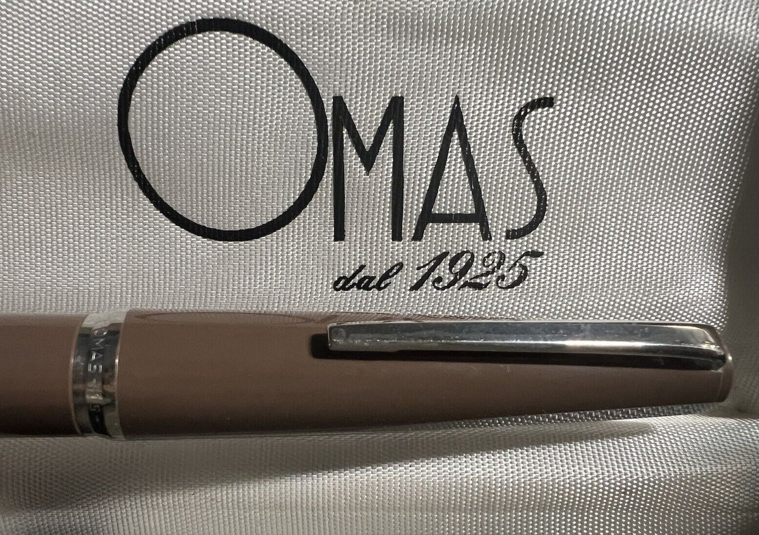 Omas Pen Fountain Pen DS Brown Cartridge Pen Iridium Marking Vintage