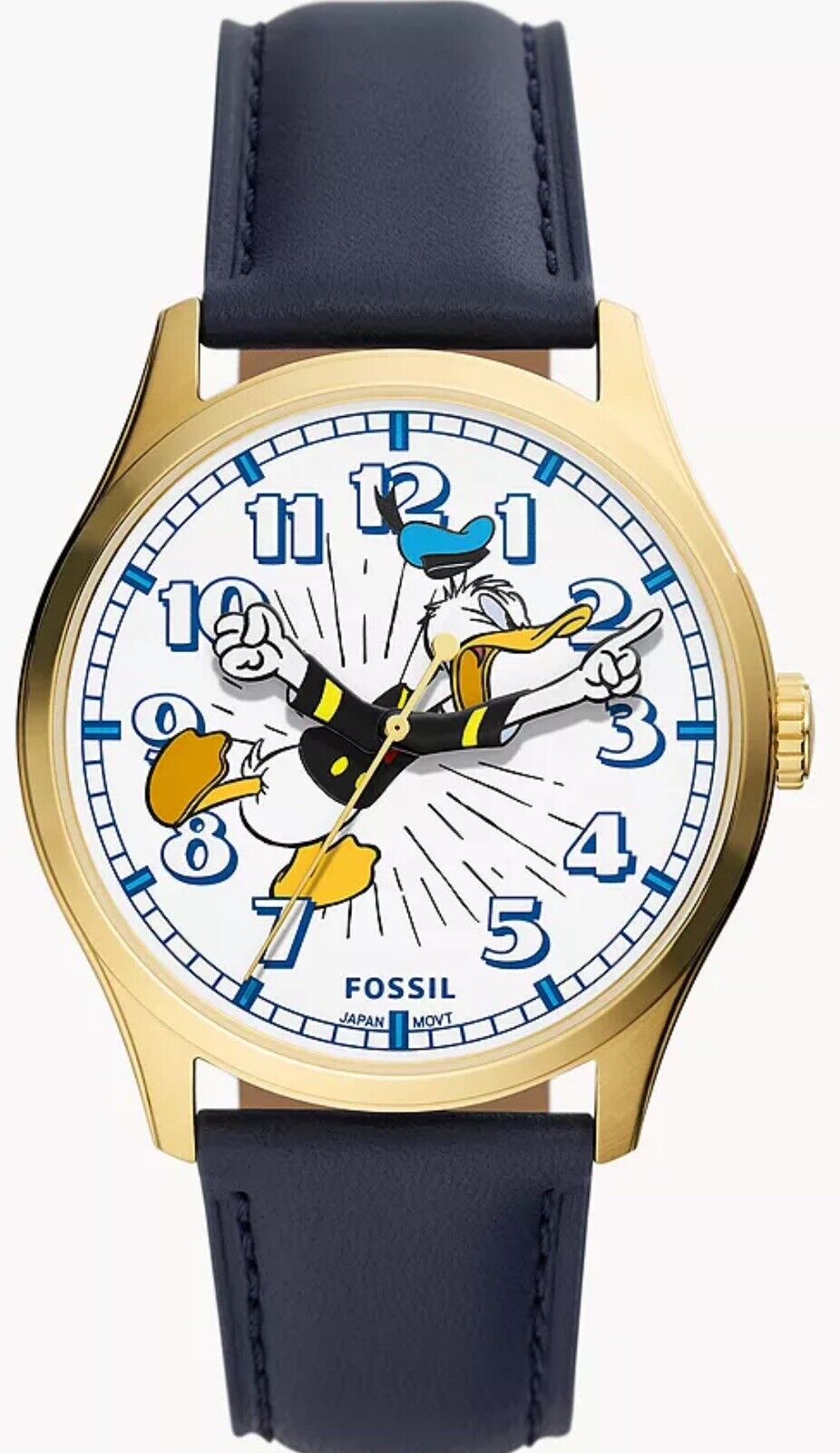 FOSSIL Watch Disney Donald Duck SE1115 Brand New With Tags and Case