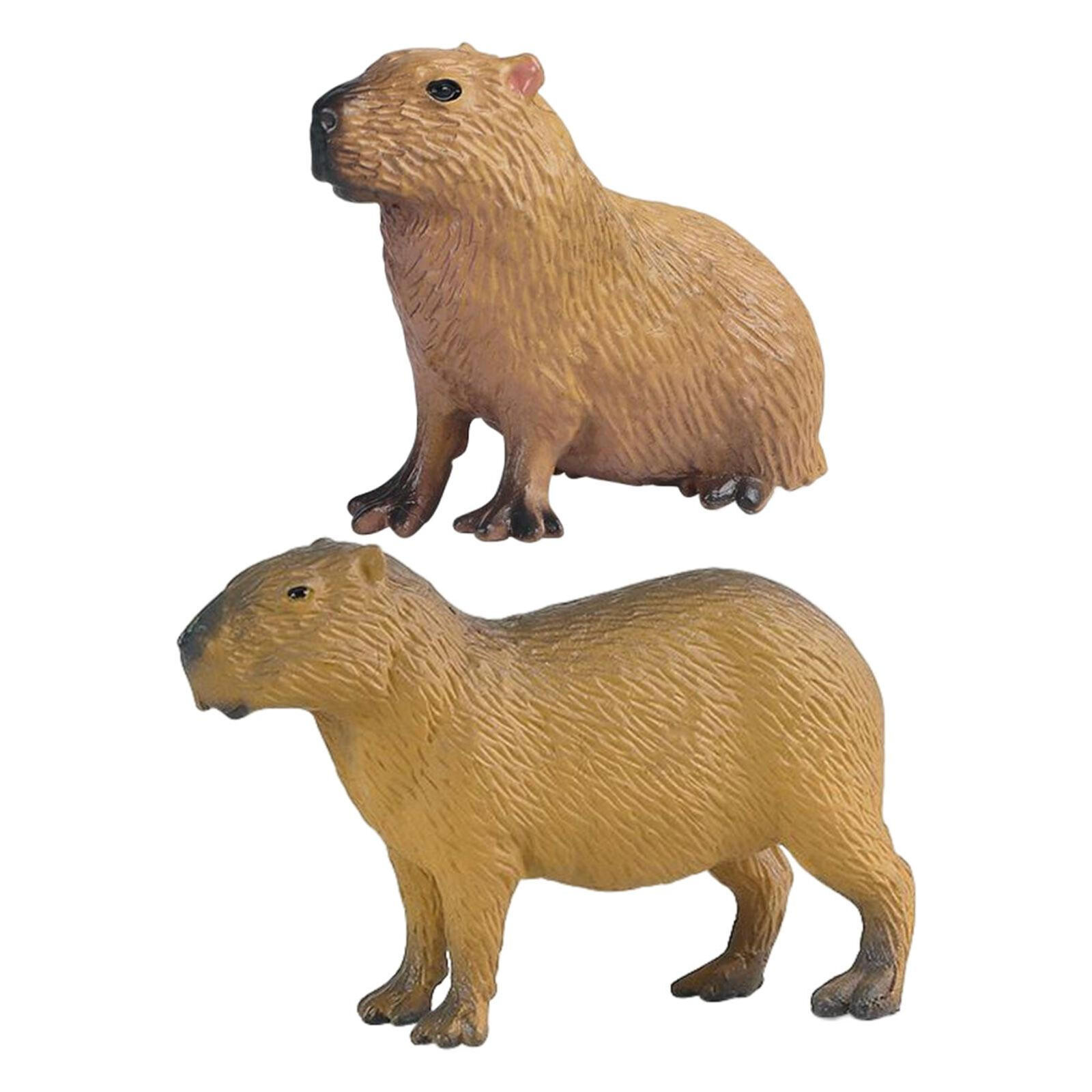 Realistic Woodland Capybara Figurine Toy Standing Wild Animals Toys Figure