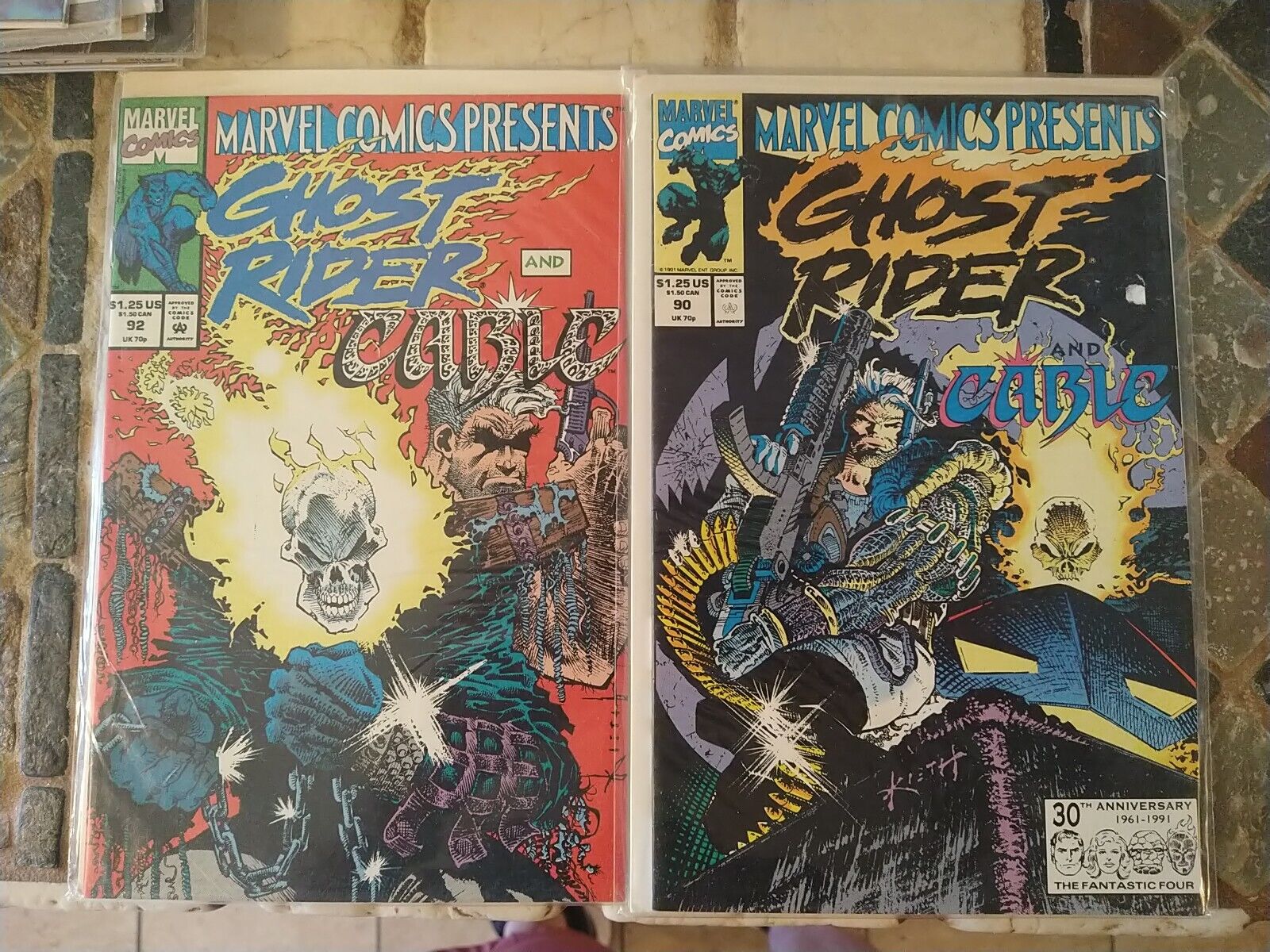 Marvel Comics Presents Ghost Rider And Cable #90 & #92 Marvel Comics