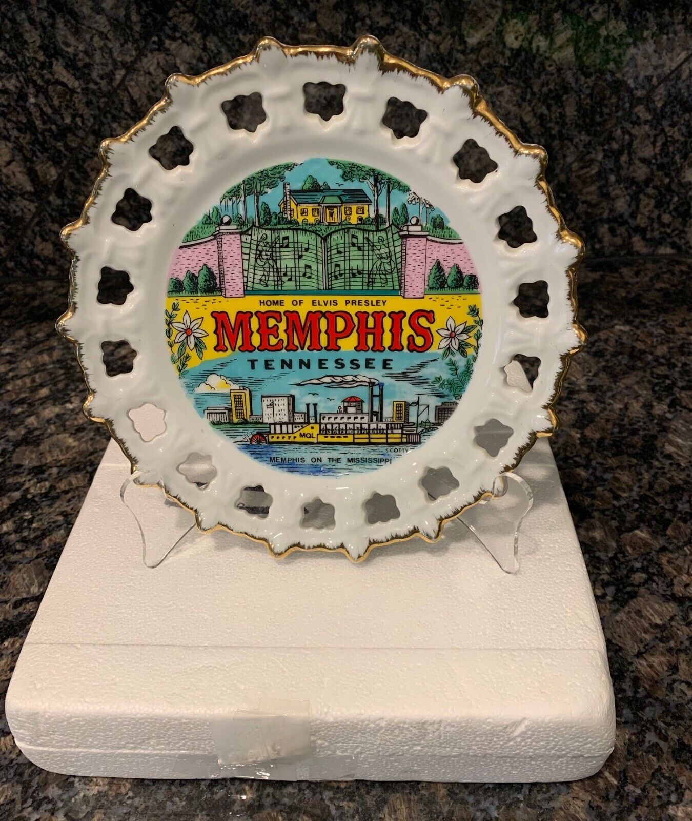 Memphis Tennessee Home of Elvis Presley Collector Plate 8\