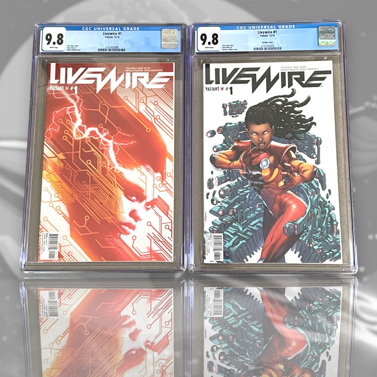 Livewire #1 Collection, Valiant Comics 2018, CGC 9.8