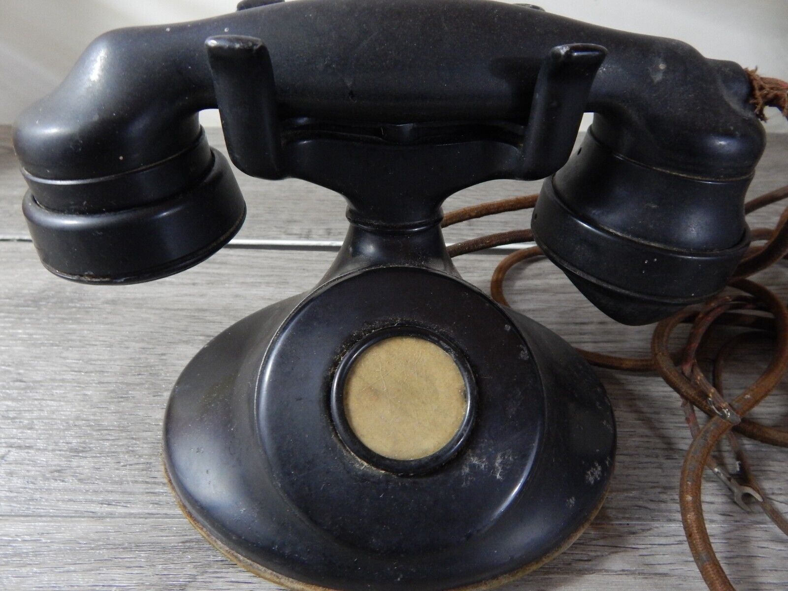 *RARE* VINTAGE 1930s WESTERN ELECTRIC TELEPHONE D1 BASE E1 HANDSET