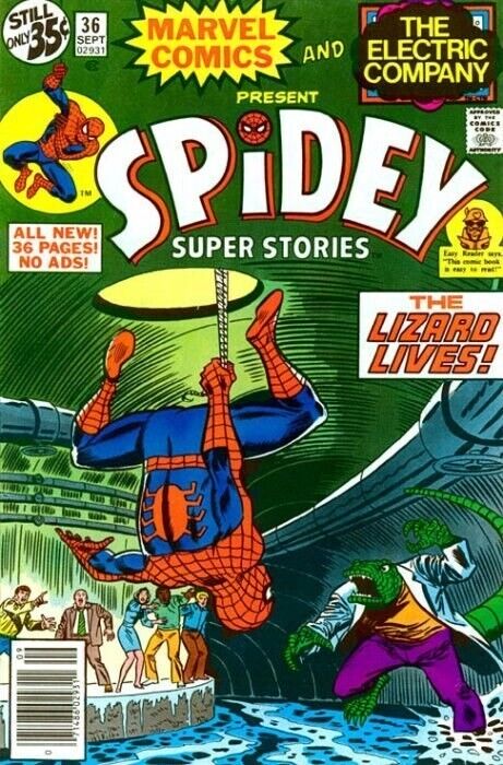 Spidey Super Stories (1974) #36 VF-. Stock Image