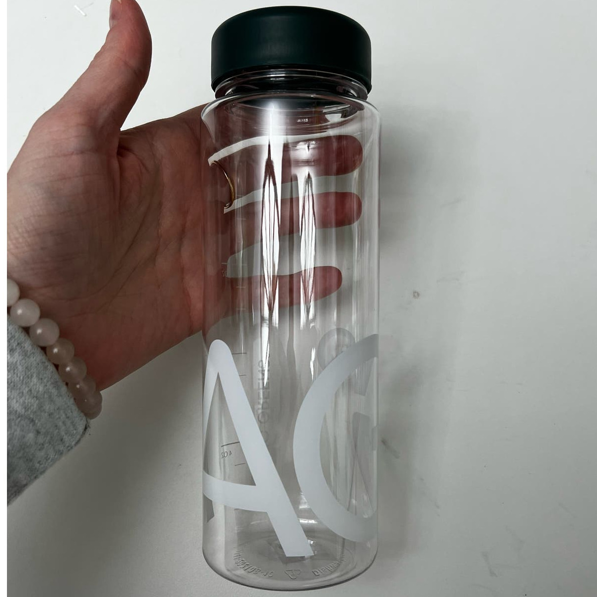 AG1 Athletic Greens Plastic Water Bottle, Dishwasher Safe